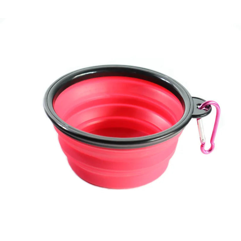 Collapsible Silicone Pet Bowl – Portable Travel Food & Water Bowl