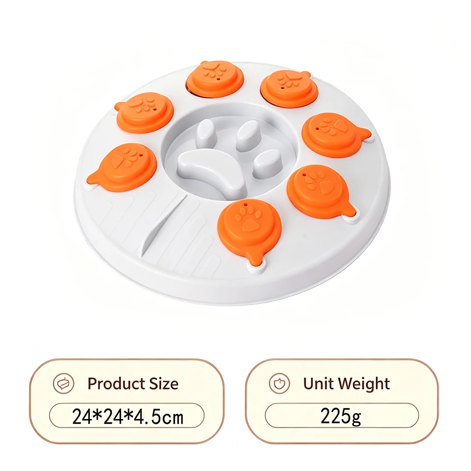 Hunde-Puzzlebrett – Schiebespiel für Leckerlis & Slow Feeder