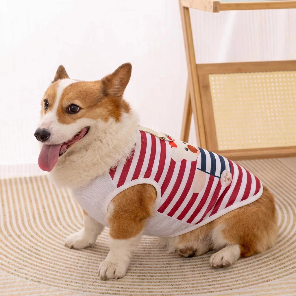 Sommer-T-Shirt für Hunde – Leichte, atmungsaktive Baumwollweste