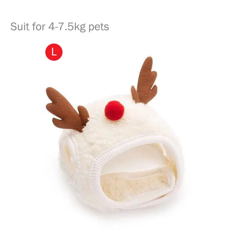 Weihnachtsmann-Mütze & Lätzchen-Set für Haustiere – Weihnachtskostüm für Hunde & Katzen