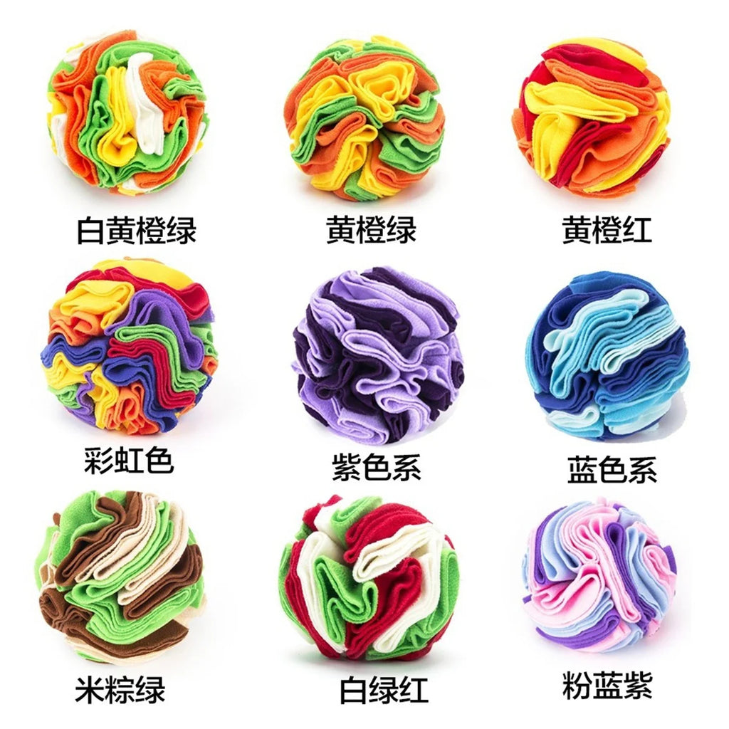 Foldable Snuffle Ball – Collapsible Sniffing Toy & Treat Dispenser