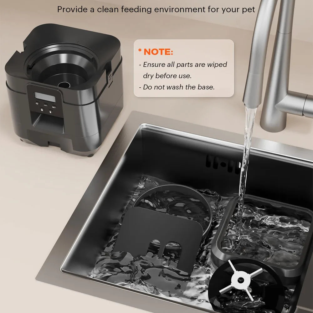 Automatic Pet Feeder – Timed Dry-Food Dispenser