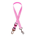 Adjustable Dog Car Seat Belt Tether – Reflective with Elastic Section