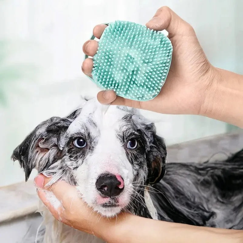 Silicone Bath Brush with Shampoo Dispenser