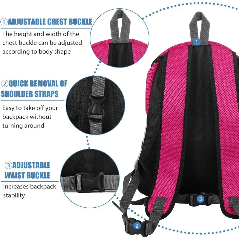 Front-Carry Pet Sling Backpack – Breathable Mesh Carrier for Small Dogs & Cats
