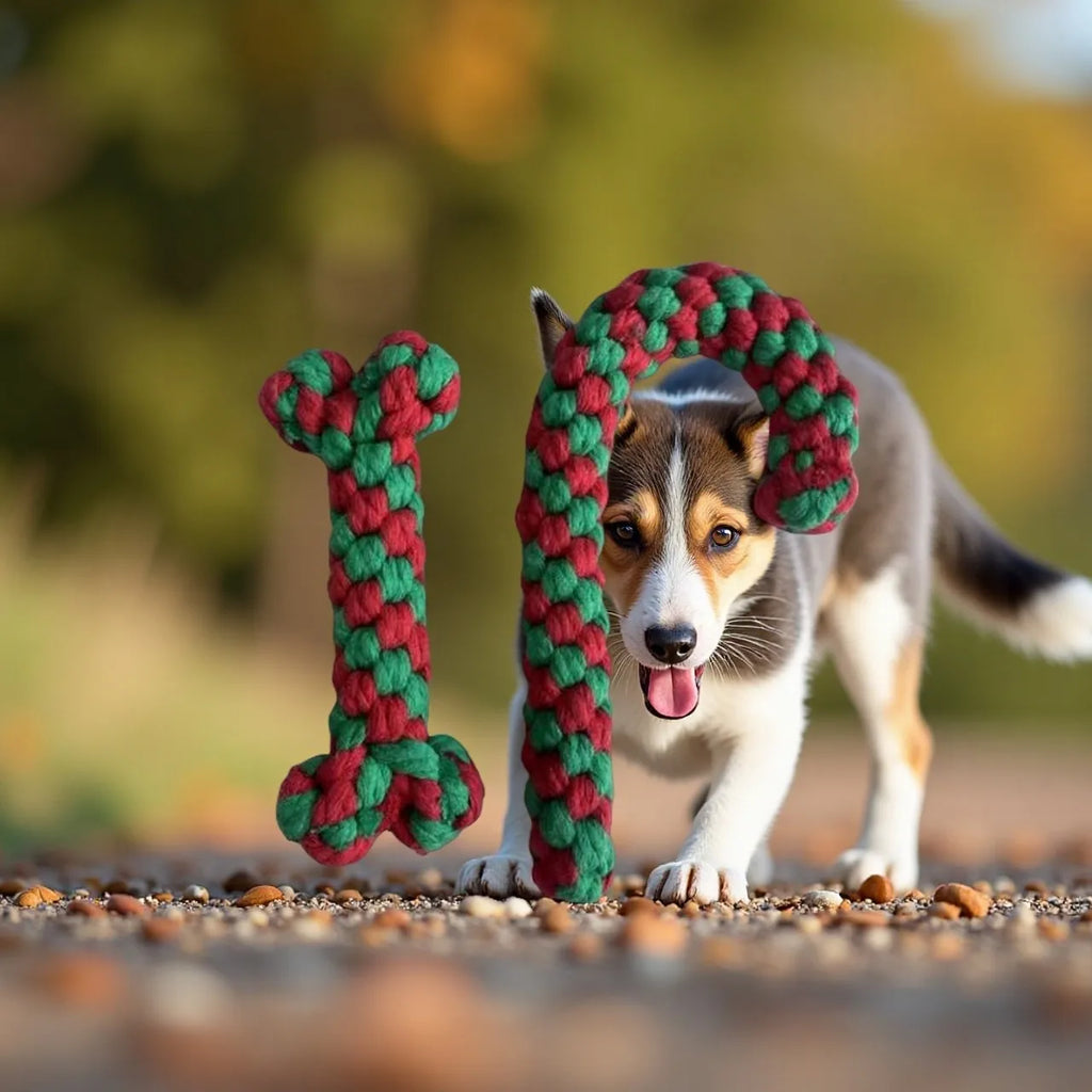 Cotton Rope Chew Toys - Festive Shapes for Dogs