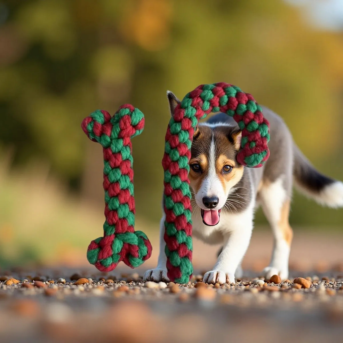 Cotton Rope Chew Toys - Festive Shapes for Dogs