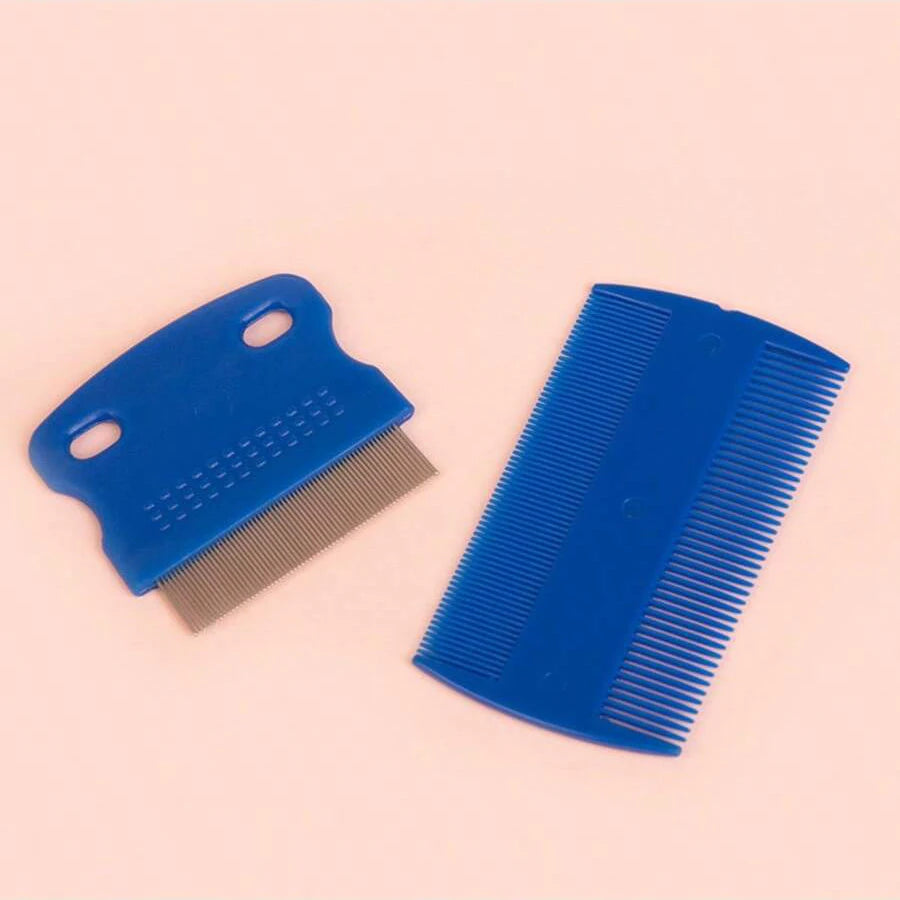 Flea Comb Set – Stainless Steel Grooming Combs for Dogs & Cats