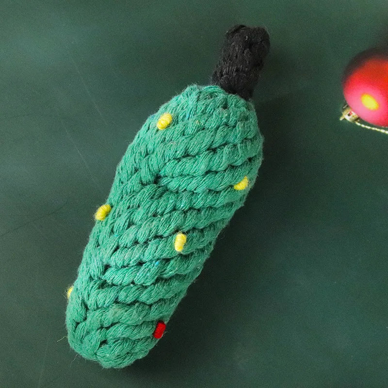 Cotton Rope Chew Toys - Festive Shapes for Dogs