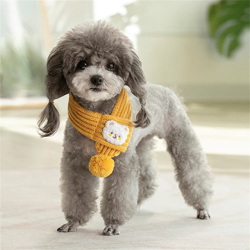 Christmas Pet Scarf – Soft Winter Neckerchief for Cats & Small Dogs