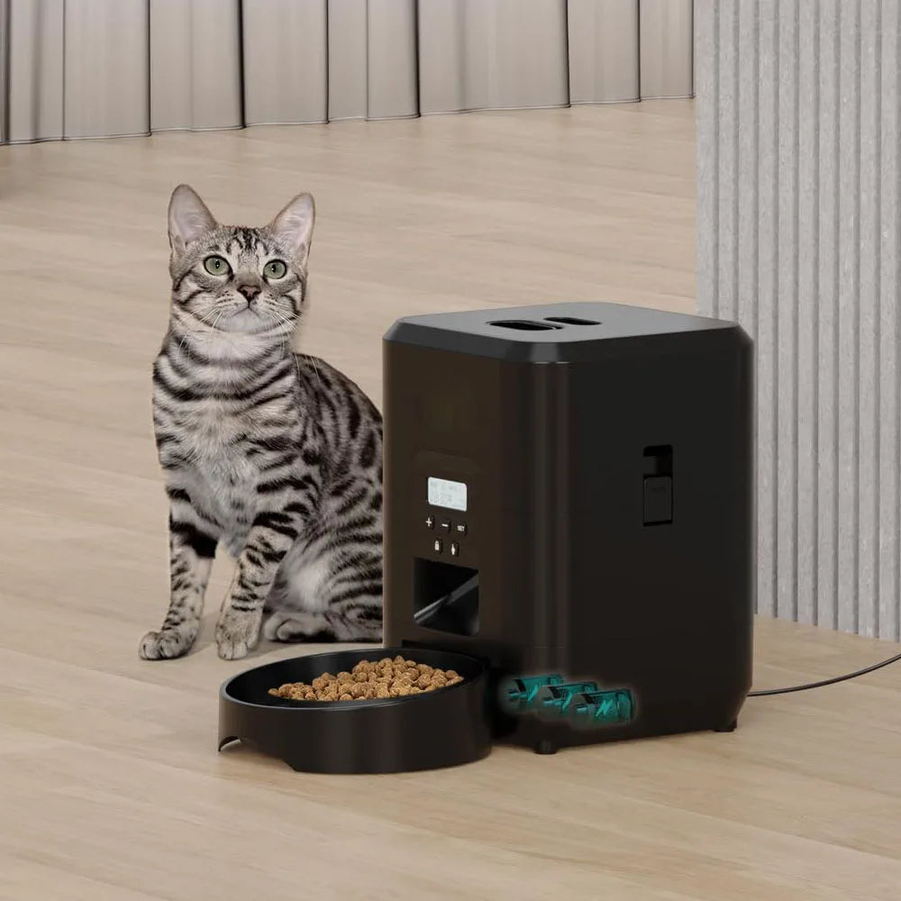 Automatic Pet Feeder – Timed Dry-Food Dispenser