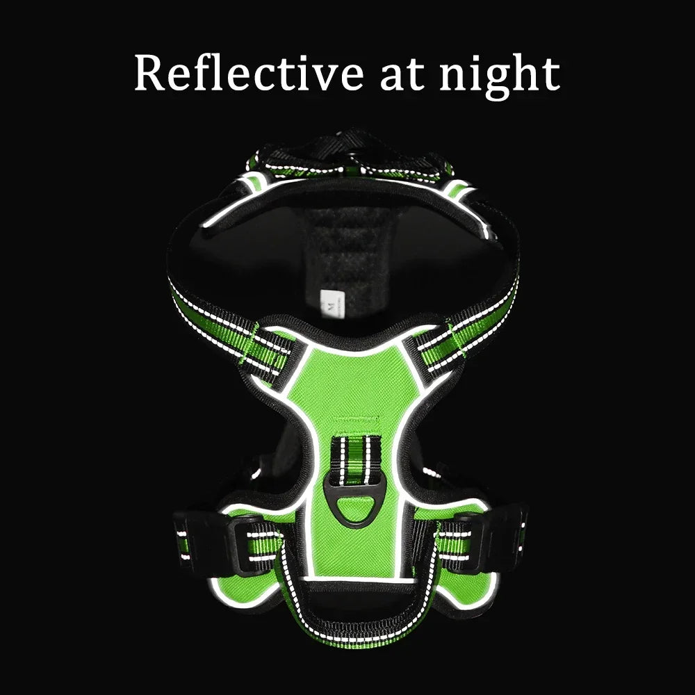 No-Pull Dog Harness - Padded & Reflective