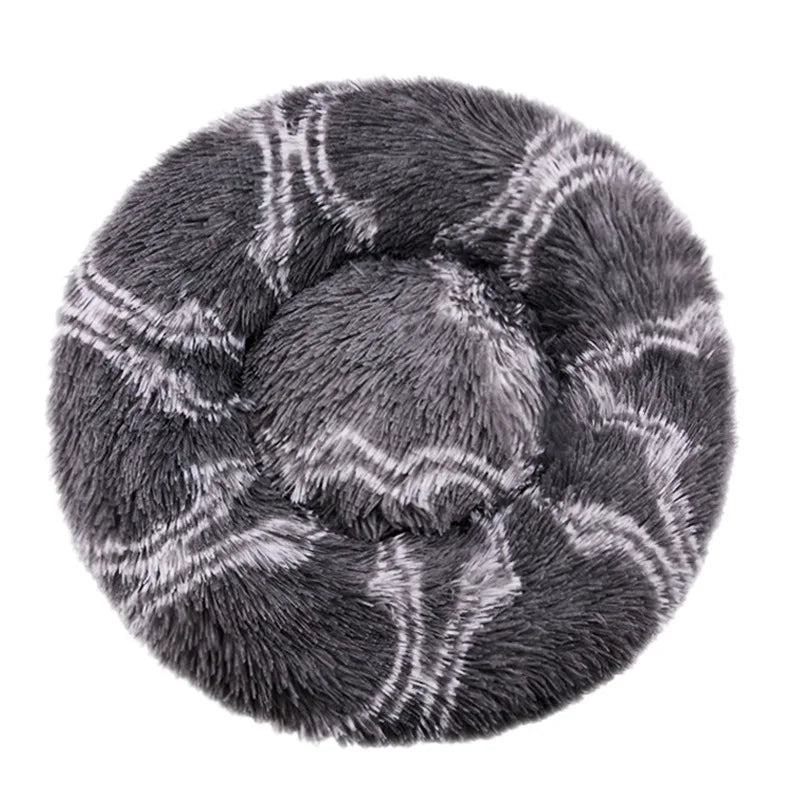 Donut Calming Bed - Plush Round Pet Bed