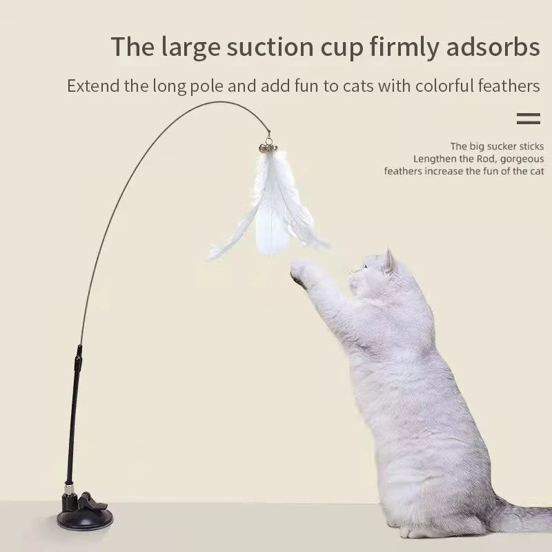 Hands-Free Cat Teaser – Wearable Wand for Solo Play