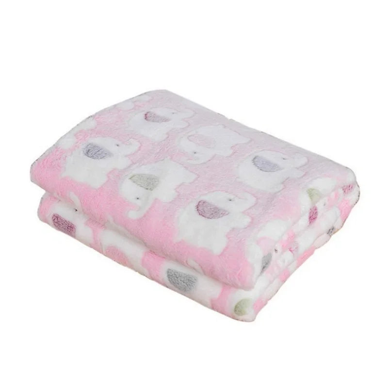 Fleece Pet Blanket - Paw Print, Three Sizes