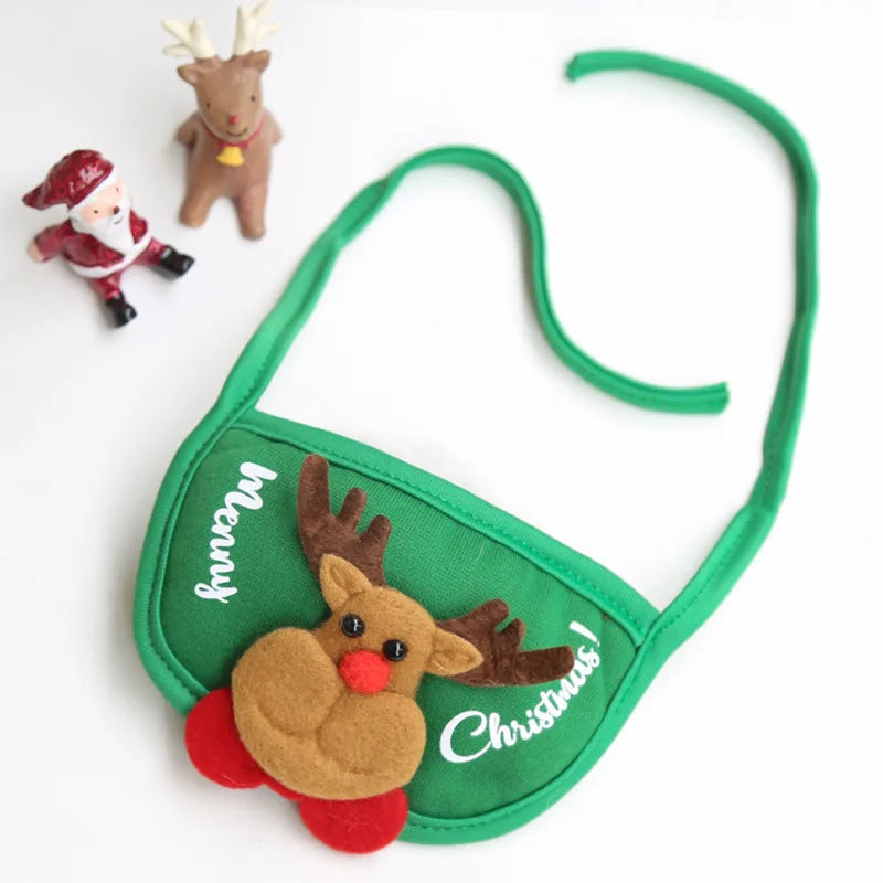 Weihnachtsmann-Mütze & Lätzchen-Set für Haustiere – Weihnachtskostüm für Hunde & Katzen