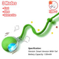 Self-Rolling Cat Ball – Rechargeable Toy with Teaser Tail