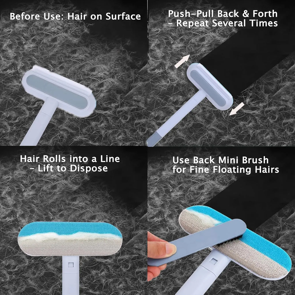 Reusable Pet Hair Remover for Sofas & Carpets