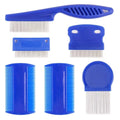 Flea Comb Set – Stainless Steel Grooming Combs for Dogs & Cats