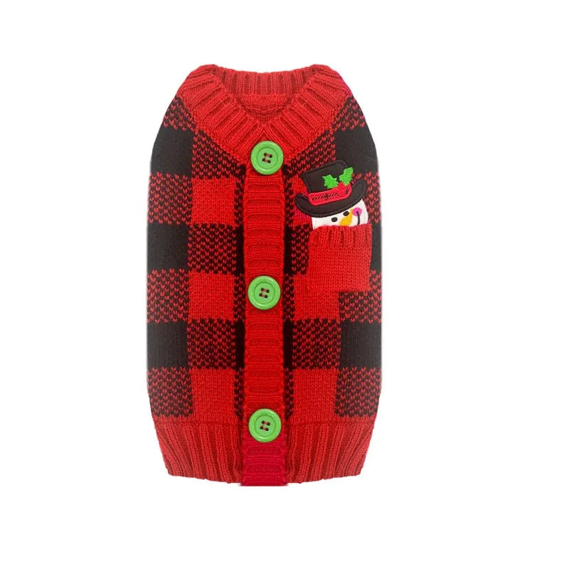 Cartoon-Strickmantel für Hunde – Warmer Winterpullover für kleine bis große Hunde