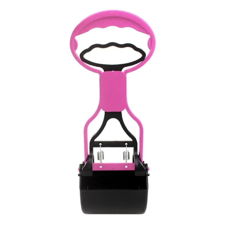 Long-Handle Poop Scooper Set with Bag Holder