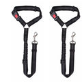 Dog Car Seat Belt Tether - Adjustable & Reflective