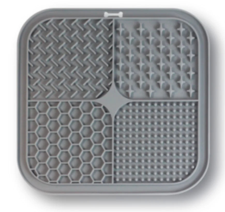 Silicone Licking Mat for Dogs & Cats with Suction Cup – Slow Feeder Mat