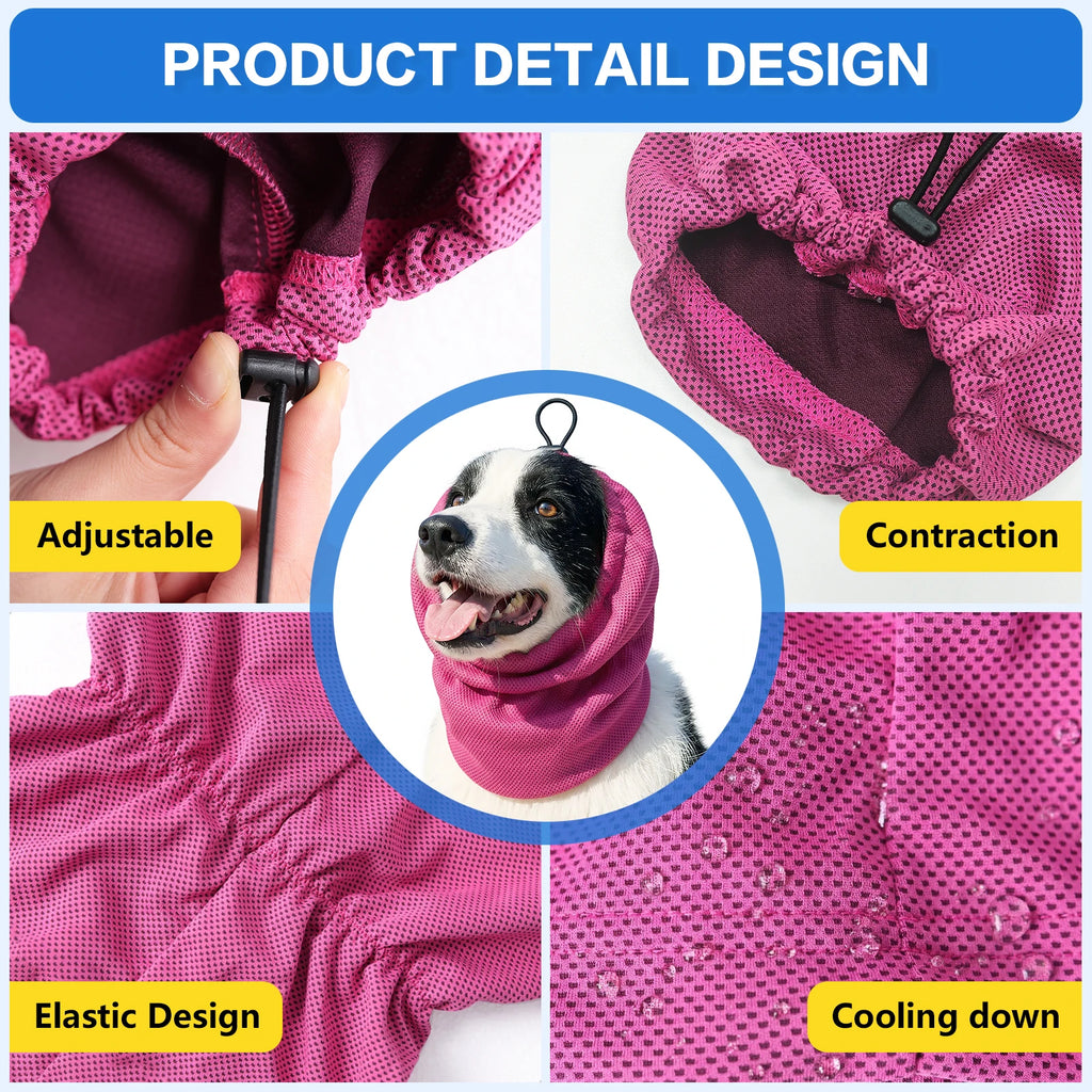 Cooling Bandana for Dogs - Evaporative Neck Wrap