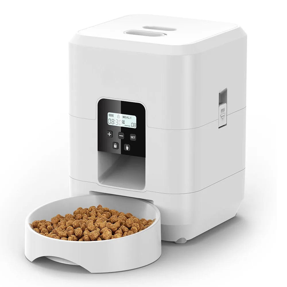 Automatic Pet Feeder – Timed Dry-Food Dispenser