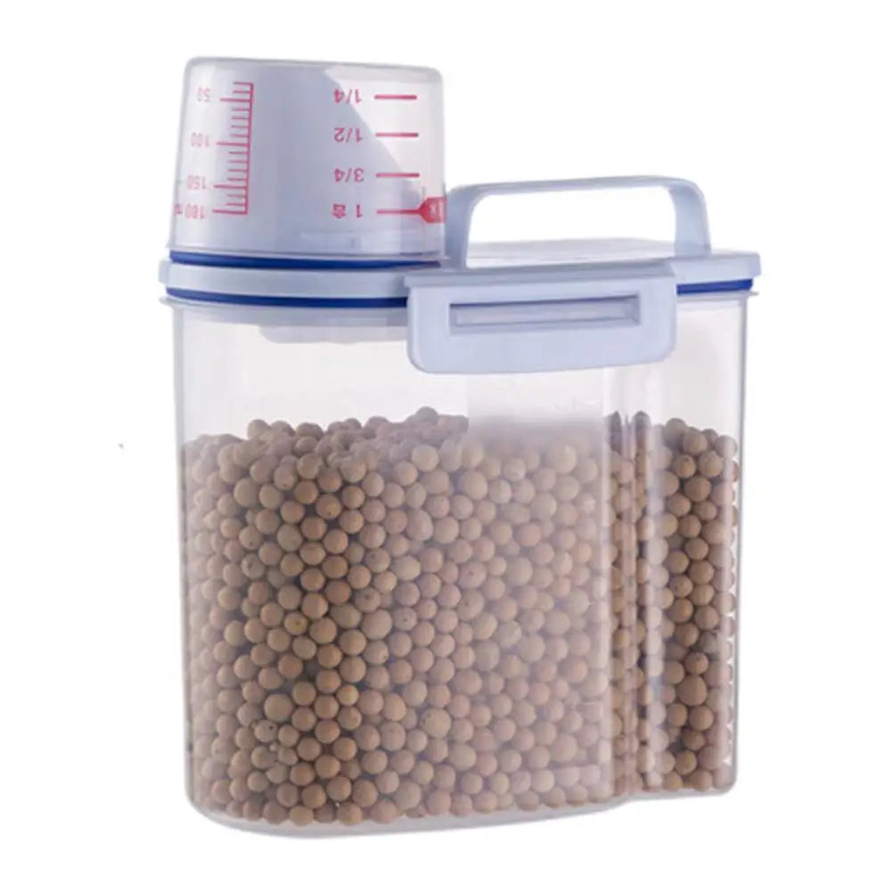 Airtight Pet Food Container with Measuring Cup