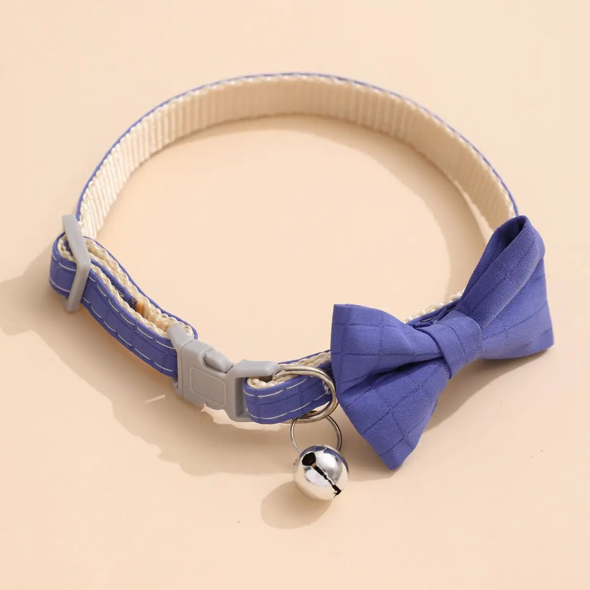 Sicherheits-Katzenhalsband mit Fliege & Glöckchen