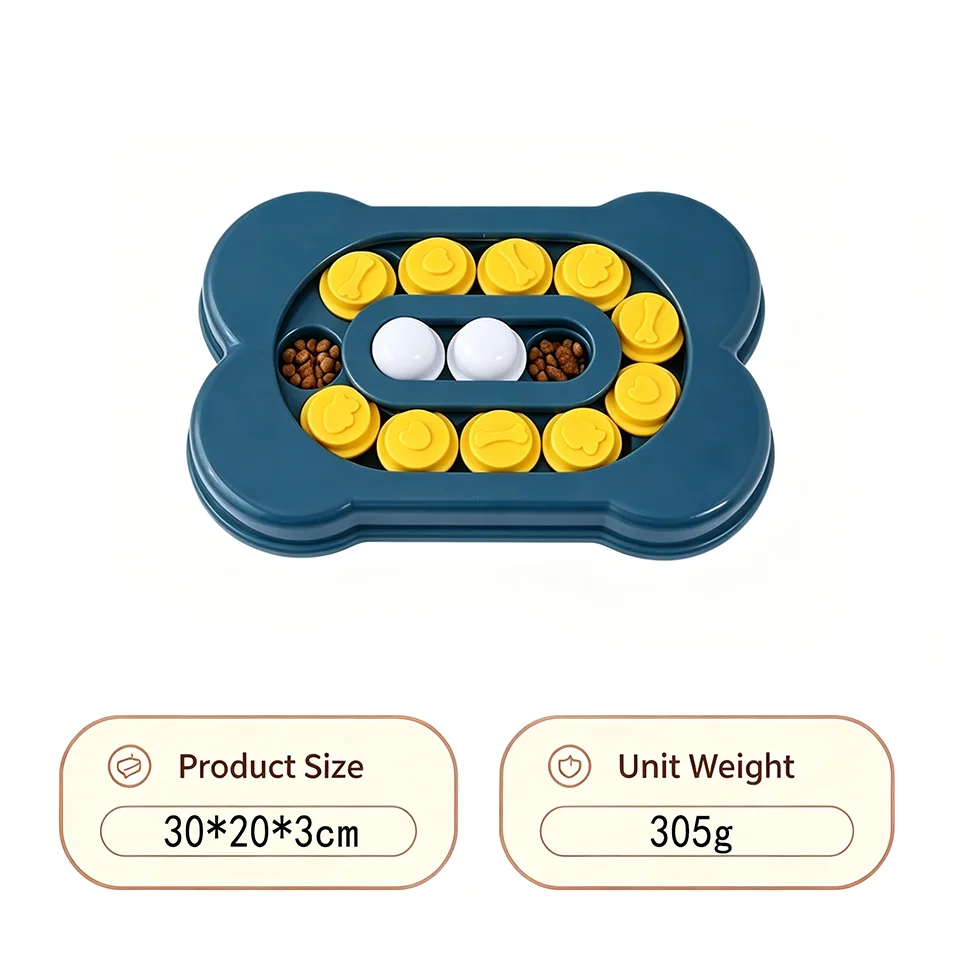 Hunde-Puzzlebrett – Schiebespiel für Leckerlis & Slow Feeder