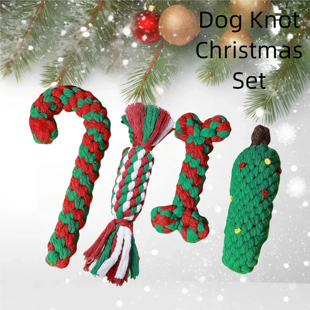 Cotton Rope Chew Toys - Festive Shapes for Dogs