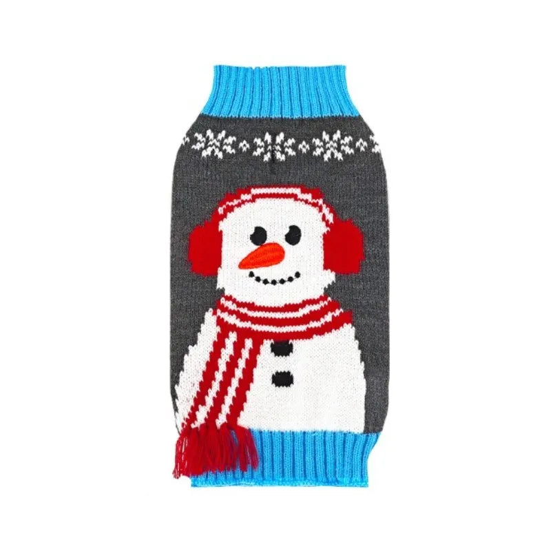 Cartoon-Strickmantel für Hunde – Warmer Winterpullover für kleine bis große Hunde