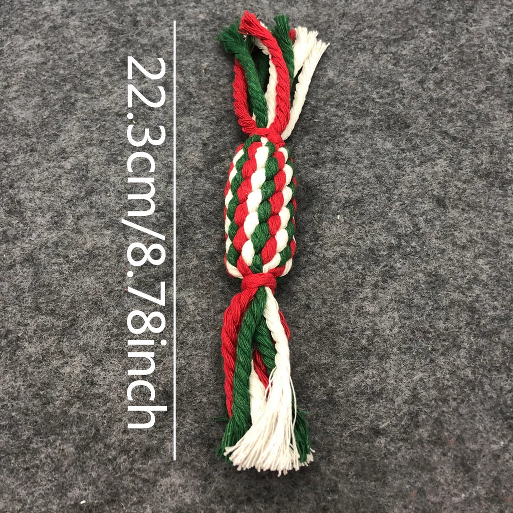 Cotton Rope Chew Toys - Festive Shapes for Dogs
