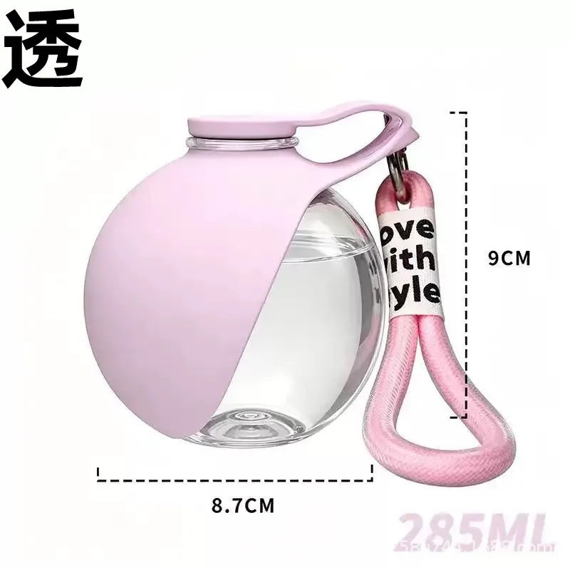 Portable Dog Water Bottle with Built-In Bowl