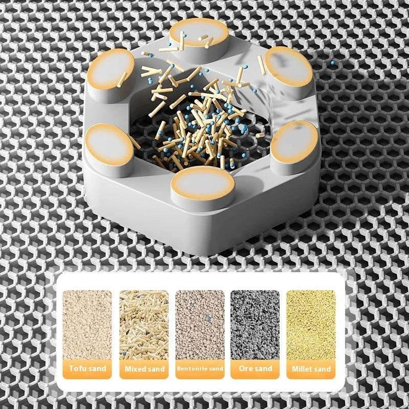 Double-Layer Cat Litter Mat – Traps Scattered Litter