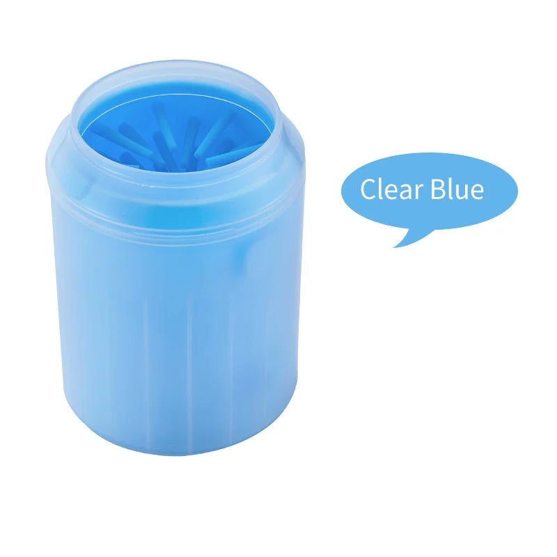 Dog Paw Cleaner Cup with Silicone Bristles