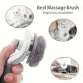 One-Click Self-Cleaning Pet Brush for Dogs & Cats