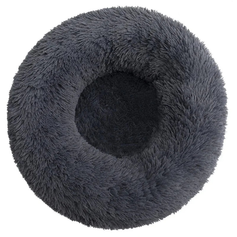 Donut Calming Bed - Plush Round Pet Bed
