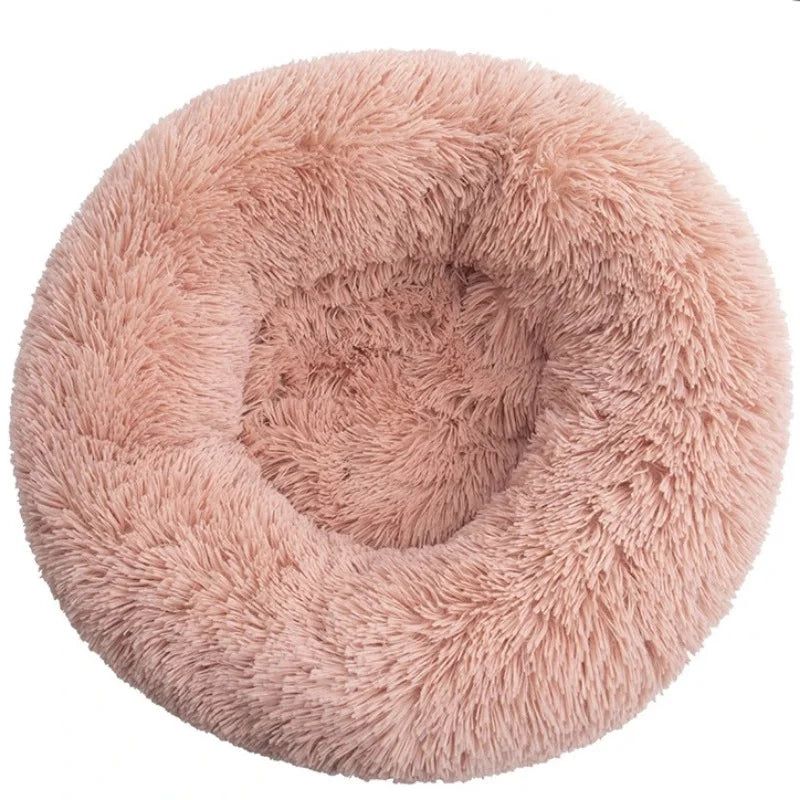 Donut Calming Bed - Plush Round Pet Bed
