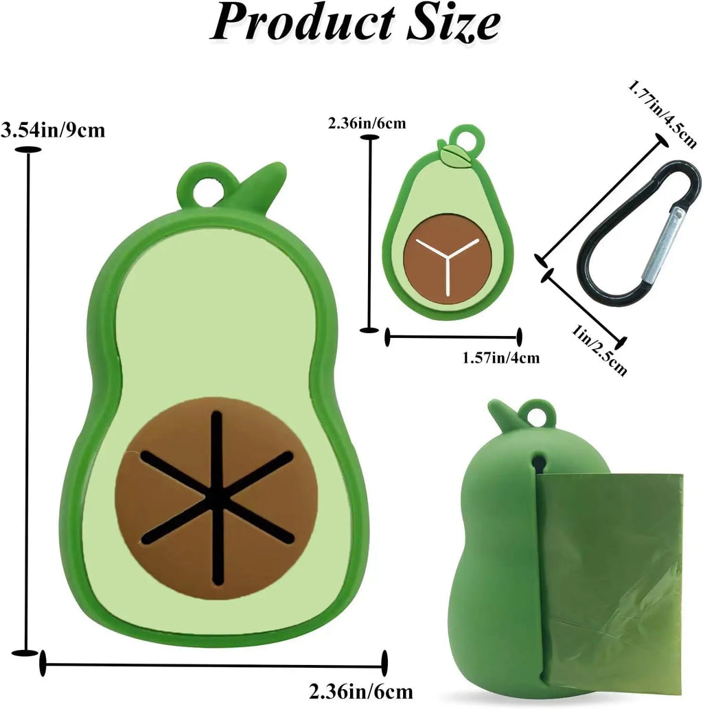 Poop Bag Holder with Compostable Bags