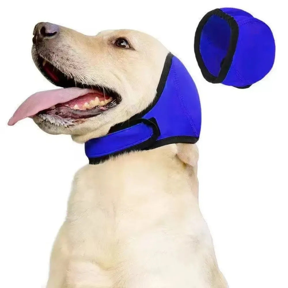 Hunde-Ohrenschützer & Snood – Weiches, verstellbares Kopfband