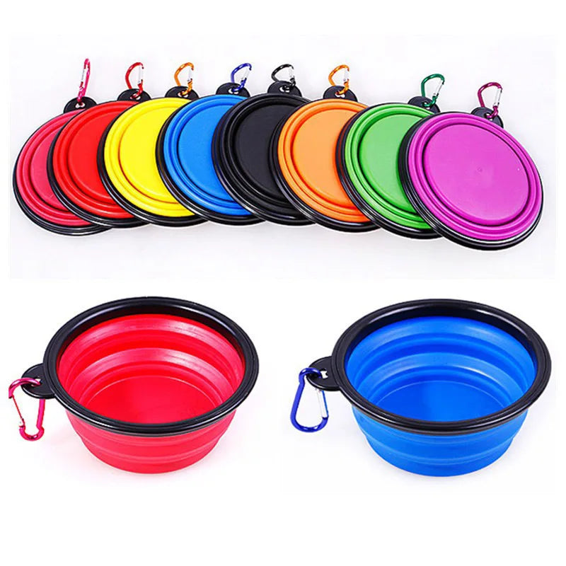 Collapsible Travel Bowl with Carabiner - 350 or 650 ml