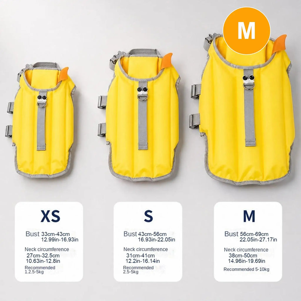 Dog Buoyancy Vest with Handle & Bright Panels