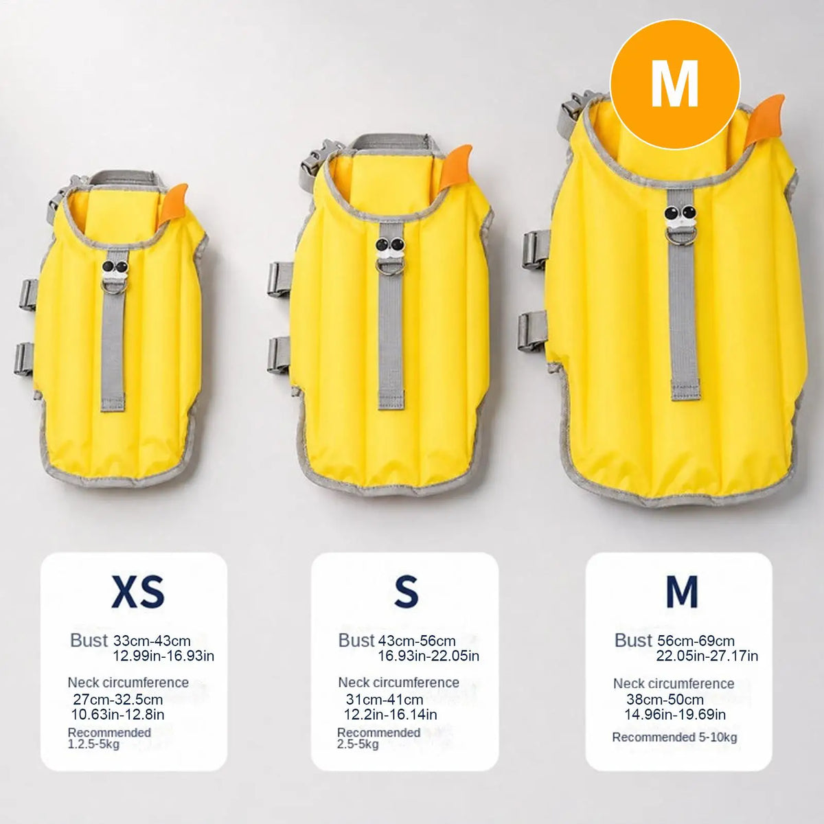 Dog Buoyancy Vest with Handle & Bright Panels