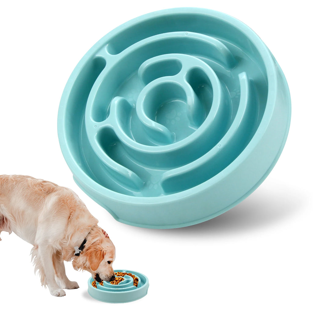 Slow Feeder Dog Bowl – Non-Slip Maze Bowl for Fast Eaters