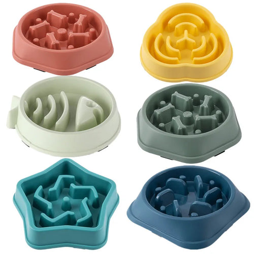 Slow Feeder Bowl for Dogs & Cats – Anti-Choking Pet Food Bowl