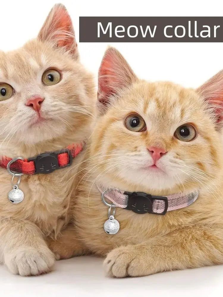 Breakaway Cat Collar with Bell - Reflective