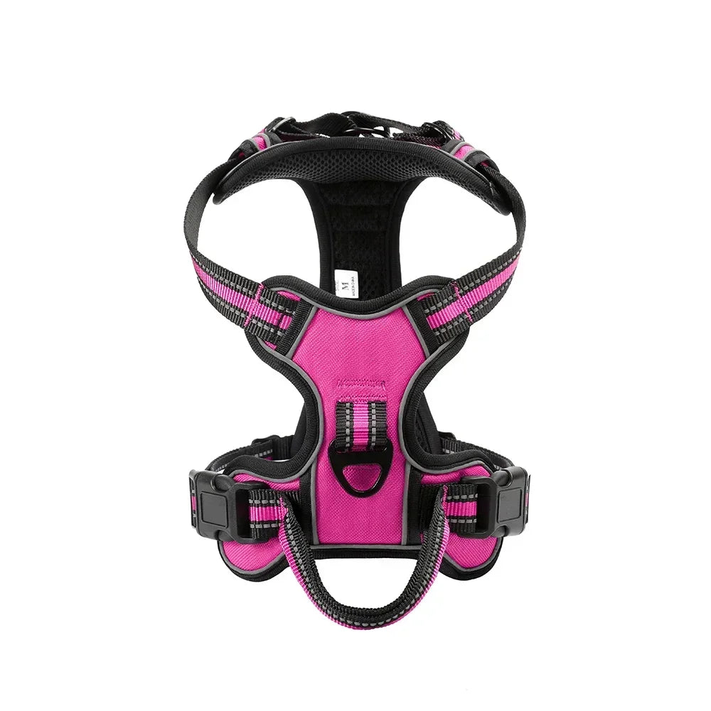 Reflective Padded Dog Harness with Handle